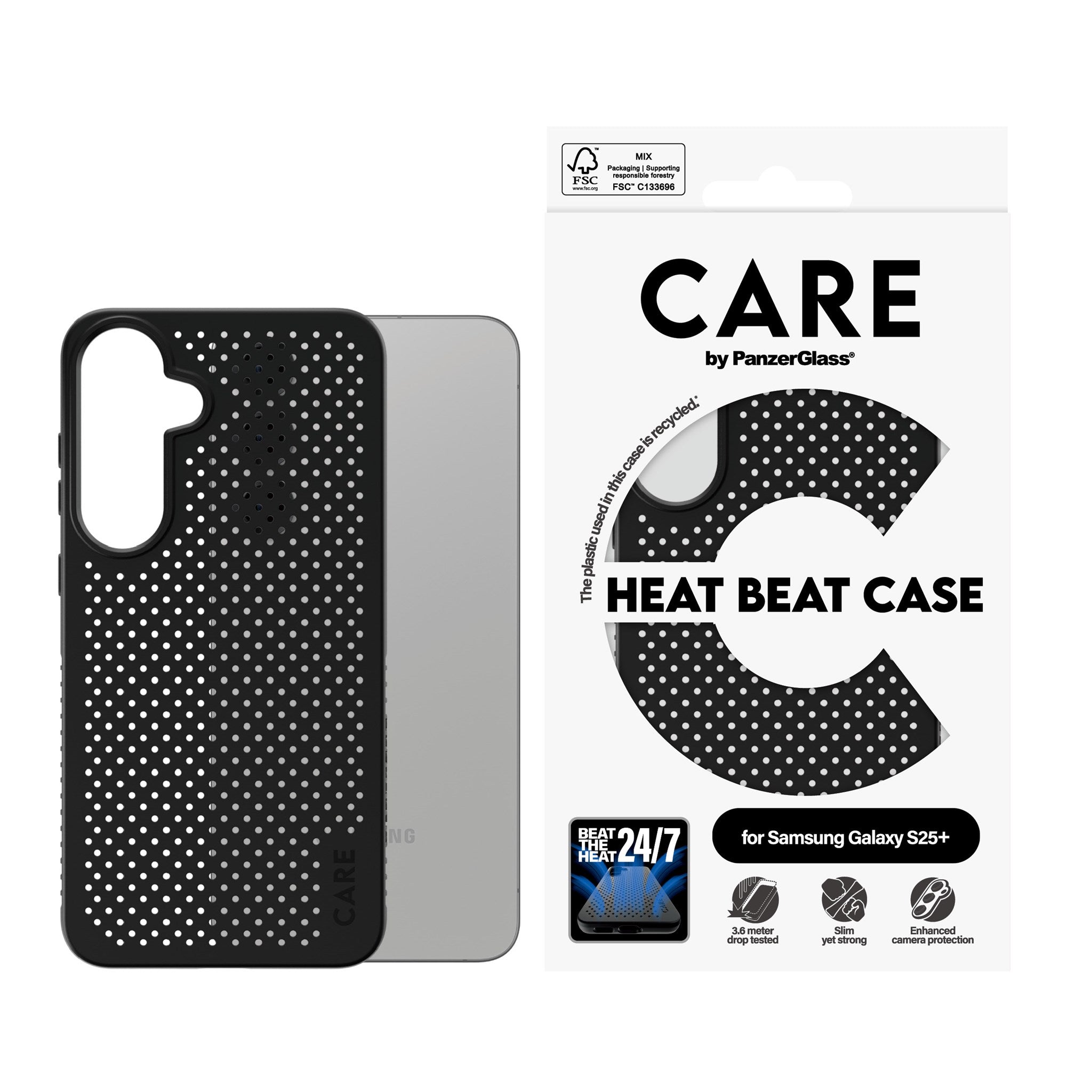 CARE by PanzerGlass® Feature Case Heat Beat Samsung Galaxy S25+